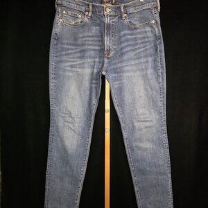 Abercrombie & Fitch Vintage Denim Athletic Slim Jean 36x34